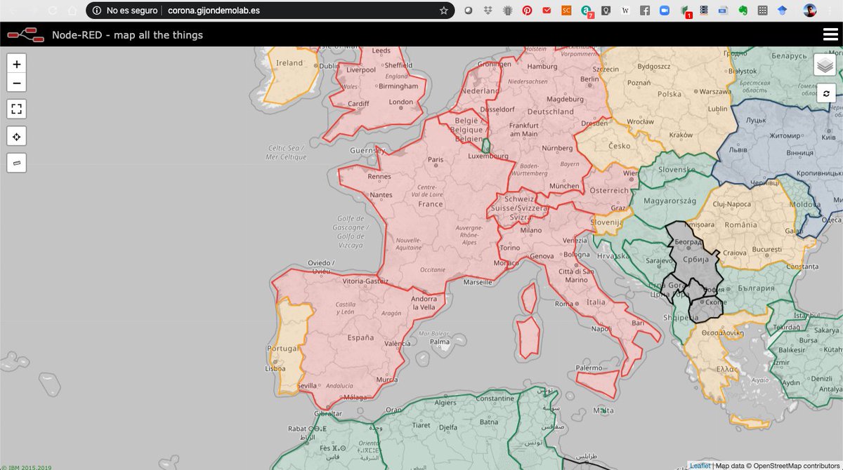 Check the #COVID19 interactive #map developed today by the students of the <a href="/GijonSmartcity/">Catedra Smart Cities</a>  #IoT course taught by our collaborator <a href="/Islamaim/">Islam ElSayed</a> : 
corona.gijondemolab.es 
#IoT #SmartCities #Monitoring #digitalization