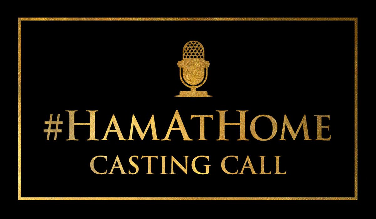 HamiltonMusical's tweet photo. #HamAtHome Casting Notice!
While we're at home staying safe, we're bringing #Hamilton to your living room!
Now Seeking: #Hamilfans singing "Non-Stop" for a chance to be included in our 3/28 digital Saturday Night On Broadway video! Submit your video using #HamAtHome. https://t.co/g8p0Do91YU