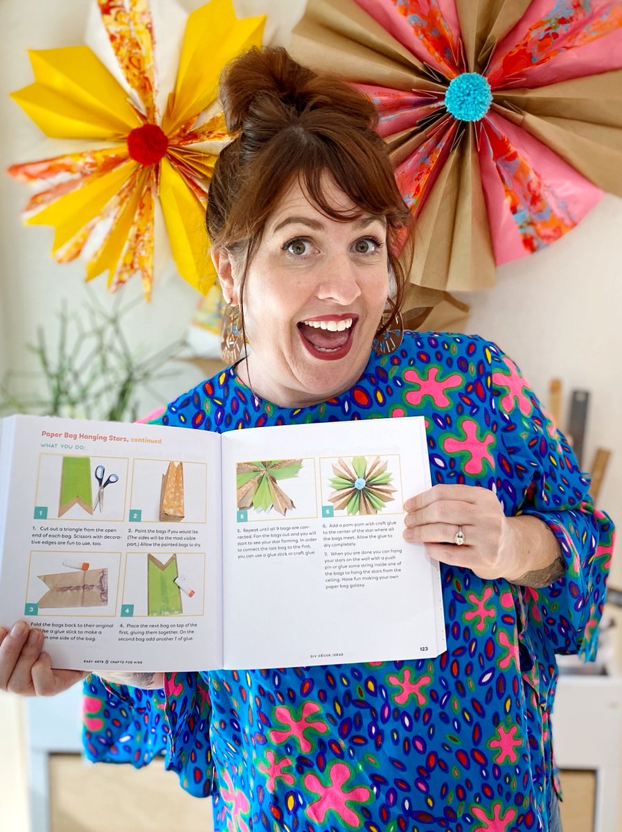 Who's excited about making paper stars?  jenniferperkins.com/paper-bag-star… ME! Just another project from Easy Arts and Crafts for Kids: 50 Fun Projects to Make, Wear and Share. amzn.to/37sBeA9