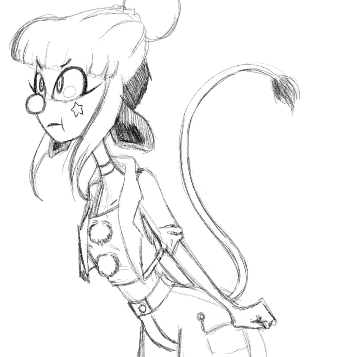 SUTONPIERO's tweet image. She pouts.