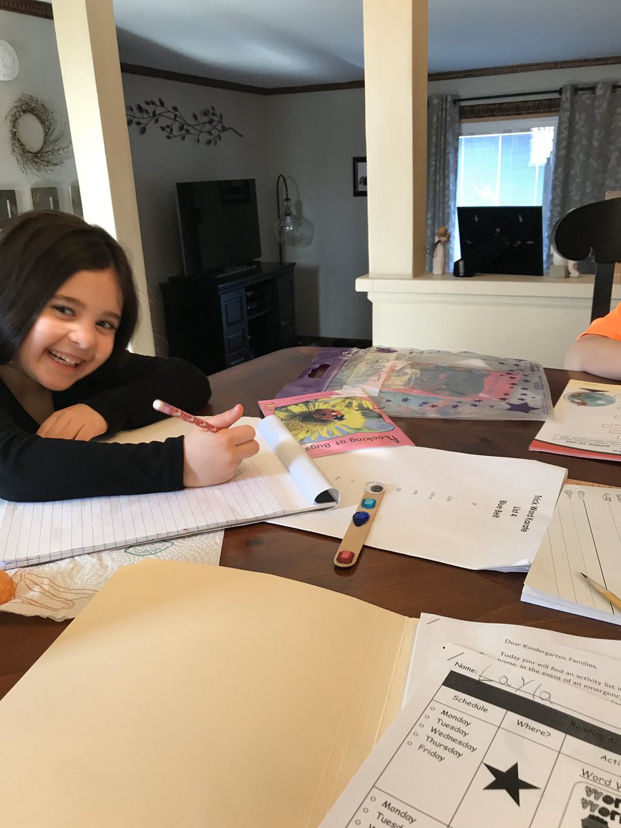 So grateful for <a href="/classtag/">Tony Martinez</a> and getting messages like THESE! ❤️ I’m so proud of my kindergarten students and their families! #learningfromhome #distancelearning