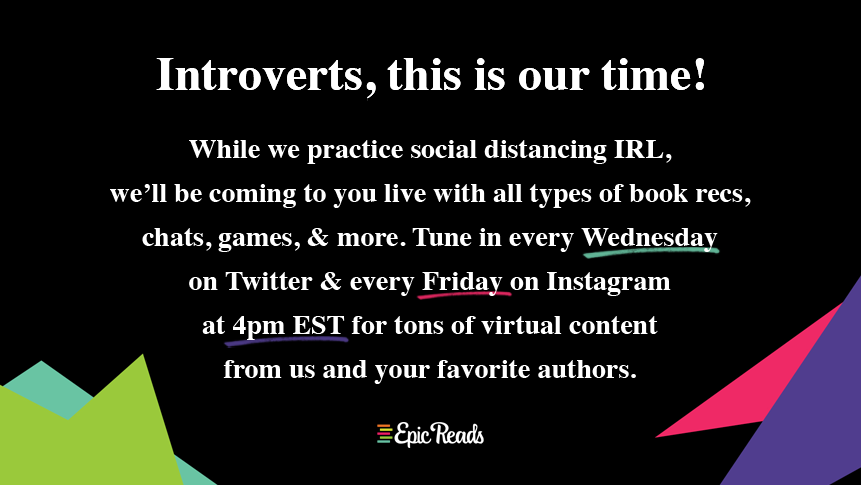 EpicReads's tweet photo. A little PSA from Team Epic Reads about what's to come 📚 https://t.co/PiWAS0vKp2