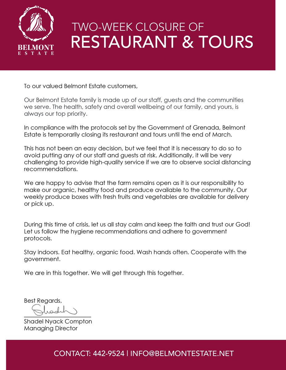 We care about the wellbeing of YOU our family.Thank you for riding with us thus far &amp; for understanding. We look forward to your continued support in the near future. #StaySafe