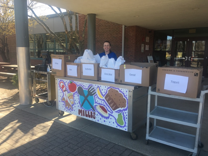 Breakfast and Lunches for Millis students while we are shut down.