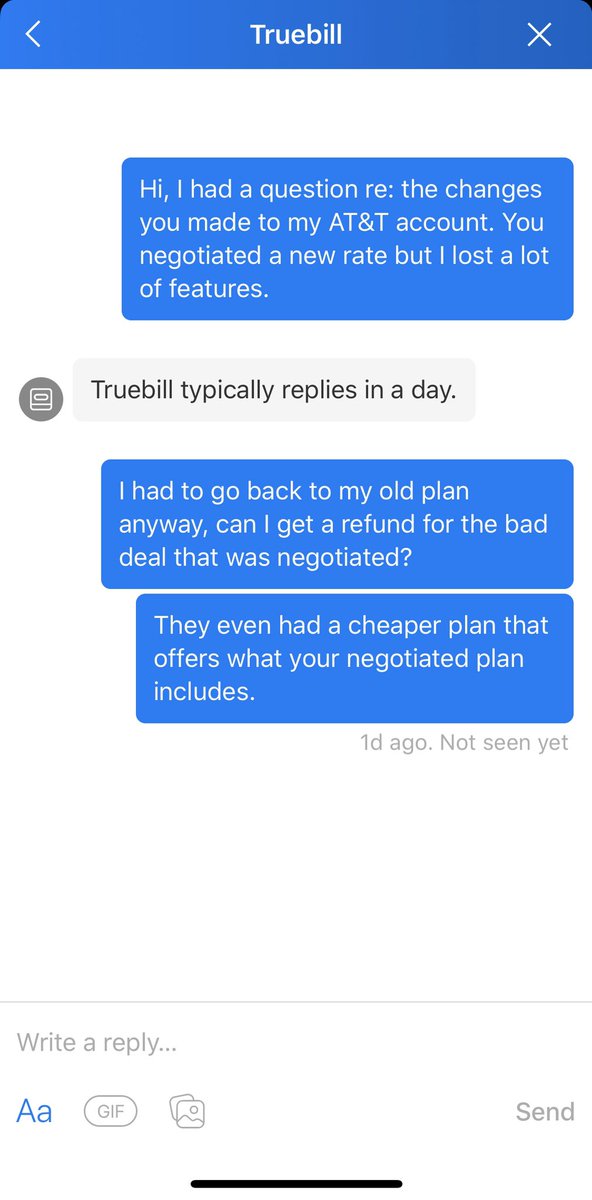 catper712's tweet photo. @truebill - Can someone please help me with my issue? https://t.co/Lhc3BuLqLD