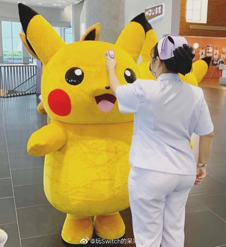 ZhugeEX's tweet photo. Pikachu being tested for coronavirus https://t.co/bjKQ8qJq0t
