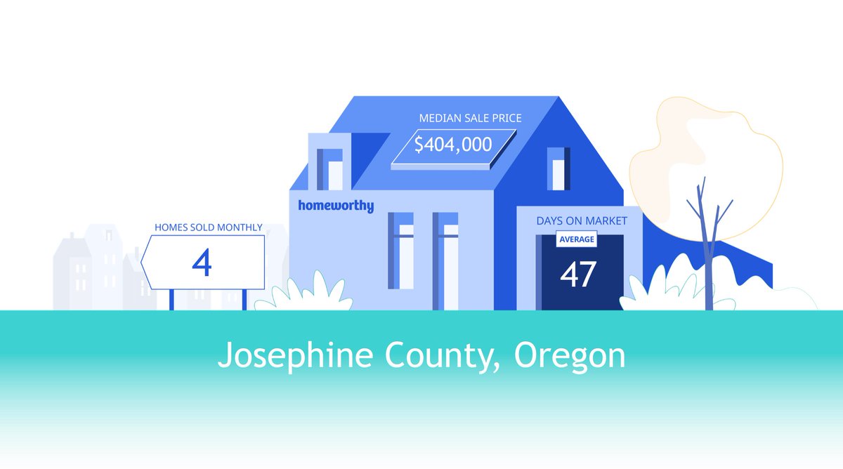 We know #realestate is local. So we've been compiling county x county housing data for #WA and #OR in our latest monthly blog series. Josephine County #OR: here's how much your home 🏠 is worth this month ow.ly/vBws50yN7kH 👇