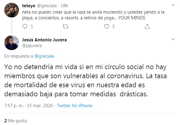 DiosClimaHillo's tweet image. Cuando la realidad supera mi ficción. 🤯 #MamadorVirus #selfishpeople
