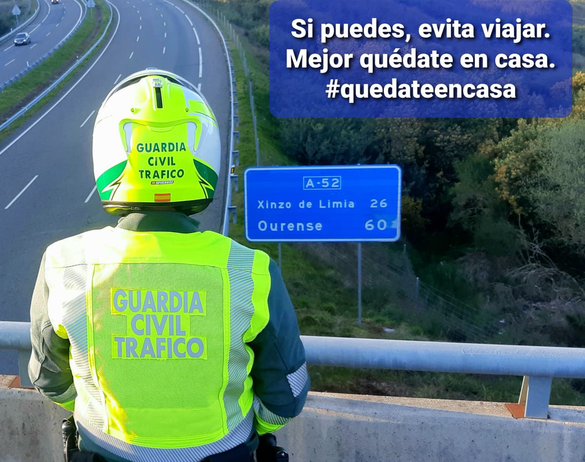 ⚠️Información COVID-19⚠️

Corte total de calzada A-75 desde las 00:00 del 17/03/2020, desde p.k. 10+000 hasta frontera Portugal, p.k.12+800 y en ambos sentidos de circulación, para labores de fiscalización del paso fronterizo España-Portugal. 
FÍO👇