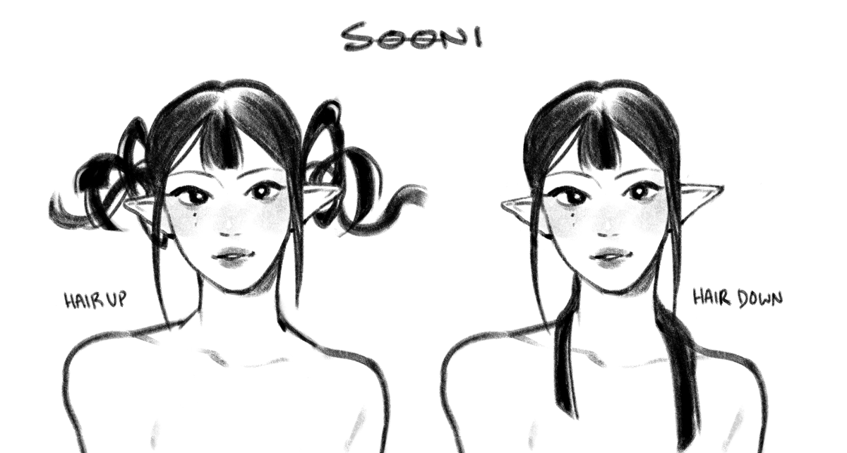 i sketched out an oc i thought of the other night and IM IN TROUBLE I LOVE HER VERy MUCH ALREADY 