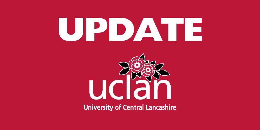 The University of Central Lancashire - UCLan (@uni_lancashire) on Twitter photo UPDATE: Following announcements from the Prime Minister earlier this evening, please note that there are further important updates for our students and staff available here: uclan.ac.uk/coronavirus UPDATE: Following announcements from the Prime Minister earlier this evening, please note that there are further important updates for our students and staff available here: uclan.ac.uk/coronavirus