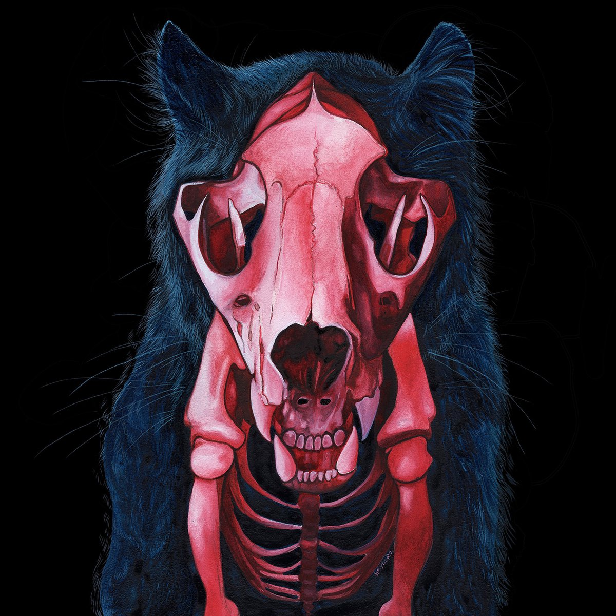 BaylaArt's tweet photo. Pink Panther in #watercolor on @trekell_art #watercolorground board.
.
#pinkpanther #panther #jaguar #jaguarart #animalart #animalanatomy #darkart #illustration #watercolours #watercolorpainting #baylaart #wildlifeart #animalskeleton #junglecat #bigcat #megafauna #megafaunamonday https://t.co/eBEEh6qca9
