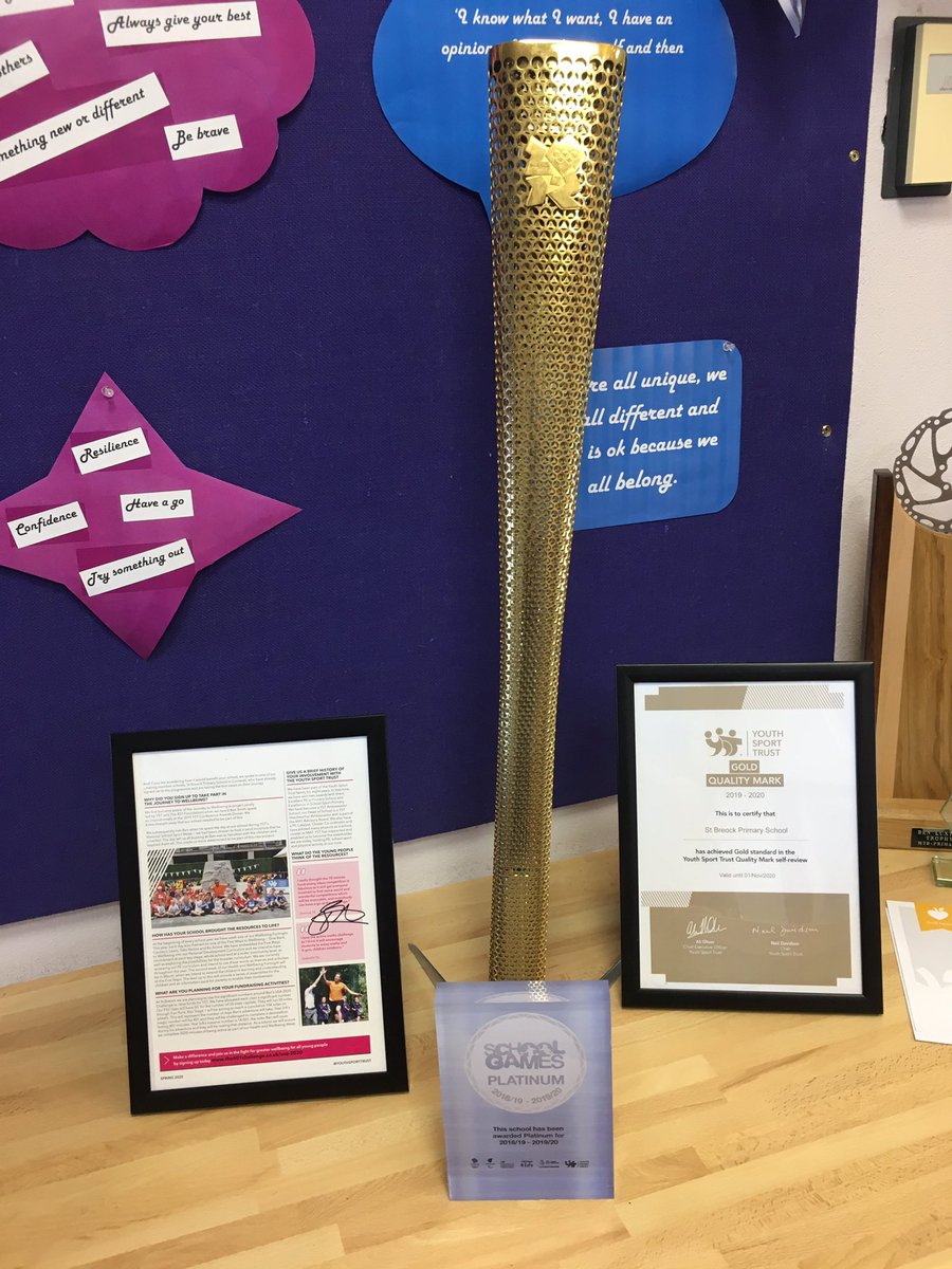 Great welcome as you enter @StBreockSchool fantastic things to see @YouthSportTrust @YourSchoolGames @the401challenge @AspireAcademies @Active_Cornwall