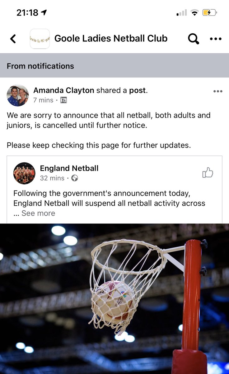 GooleNetball's tweet photo. Update https://t.co/yjKFQ336y1