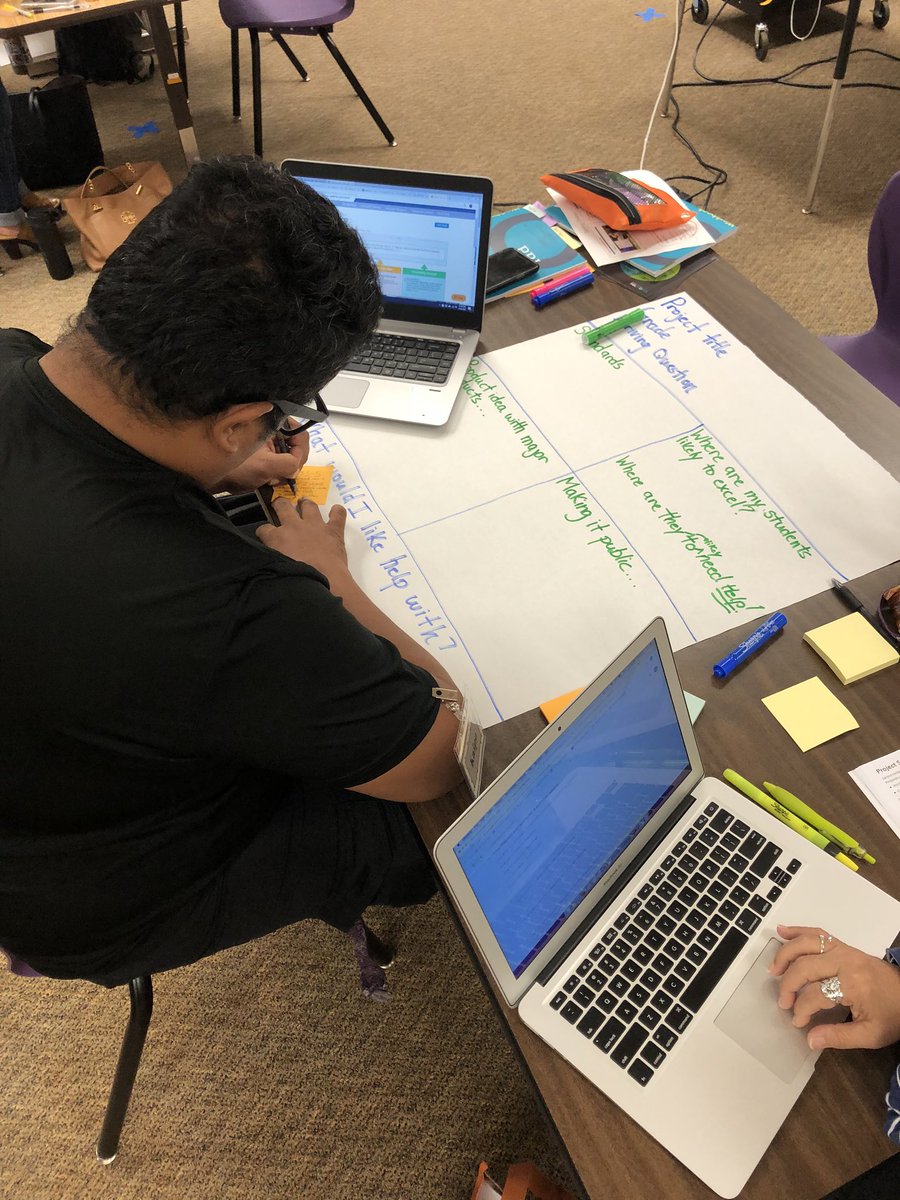 TrinaResler's tweet photo. Doing work! PBL 101
#pwComplex #pblworks https://t.co/MnU3uhdw80