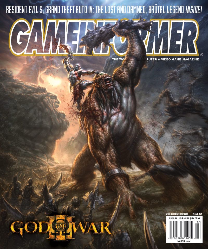 God of War III - Cover Story Hub March 2009 - Game Informer