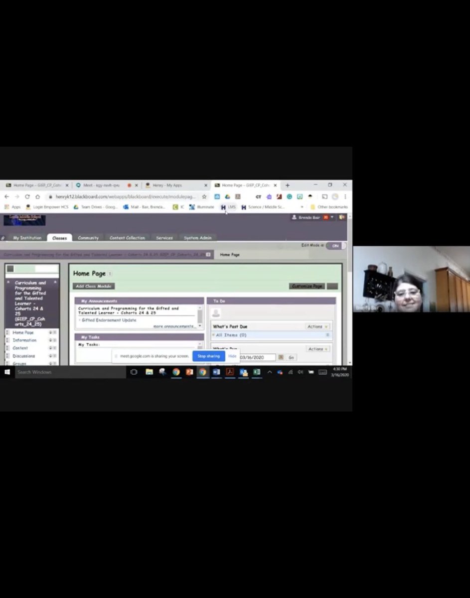 DrBridgetJordan's tweet image. HCS teachers are THE BEST! Shout out to the 15 members of our Gifted Endorsement Program who joined a virtual meeting to begin their next class-after a full day of leading remote learning! Even our teachers #NeverStopLearningHCS! #ExpectExceptionalHCS