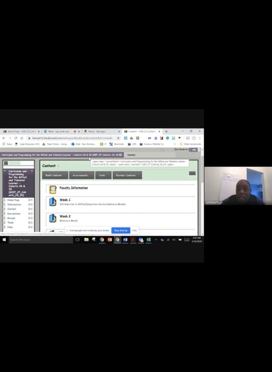 DrBridgetJordan's tweet image. HCS teachers are THE BEST! Shout out to the 15 members of our Gifted Endorsement Program who joined a virtual meeting to begin their next class-after a full day of leading remote learning! Even our teachers #NeverStopLearningHCS! #ExpectExceptionalHCS