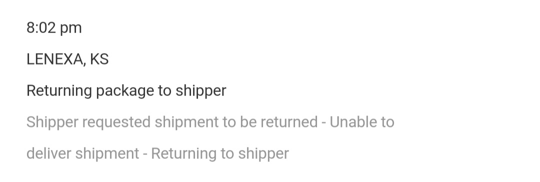 parker180mc's tweet photo. @SamsungSupport Why was my shipment requested to be returned by you guys? It was in route and then was randomly sent right back to Coppell, Texas where it came from. https://t.co/NdLyZFG6l5