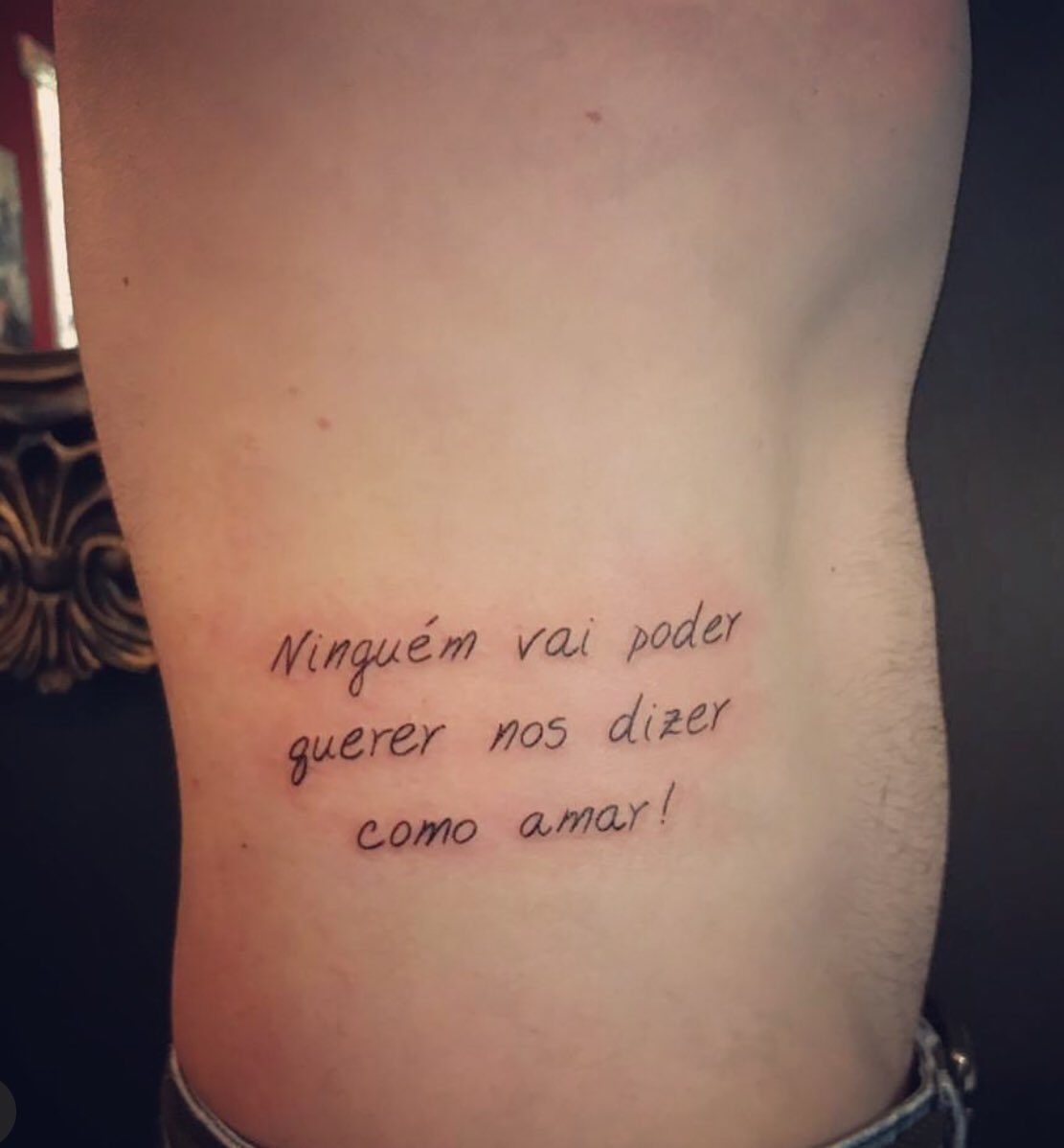 aguinaldorn's tweet photo. @JohnnyHooker @SpotifyBR Tá gravada na pela e no coração 😍 https://t.co/0d0b4x9eSt