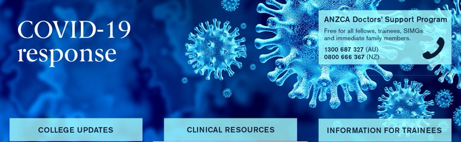ANZCA's tweet photo. Don't forget to check our latest #COVID2019 
@ANZCA
 website hub at https://t.co/AKe3h2FLno. We will be regularly updating the latest information on #anaesthesia and the #coronavirus https://t.co/B57nSBiHje