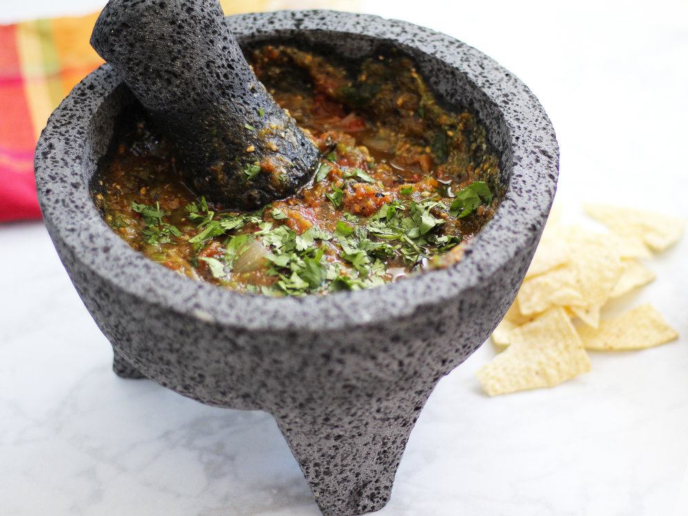 I thought of a few more kitchen and pantry essentials while I was cooking tonight!Lemon juice, soy sauce, honey, liquid smoke, white wine, and Worcestershire sauce are great to make anything more flavorful.Get a molcajete/mortar and pestle. Get prep bowls. Get a spice rack.