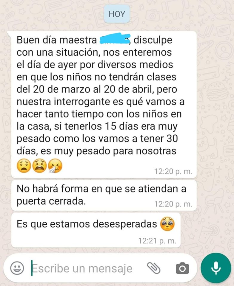Montevella's tweet photo. Urge una revisión a los padres de familia que prefieren no cuidar a sus hijos #coronavirus @alfredodelmazo @SSalud_mx @SEP_mx https://t.co/aBsFUQAUE1