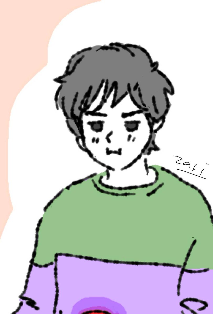 #奥村英二流し
カッコイイ英ちゃん描いてませんでした😂
※過去絵再掲 