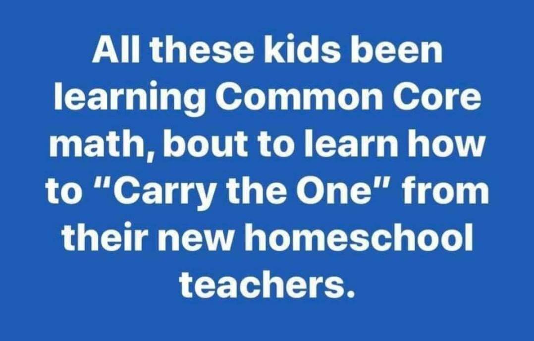 momblogger76's tweet image. Haha!! #COVID19 #commoncoremath #humor