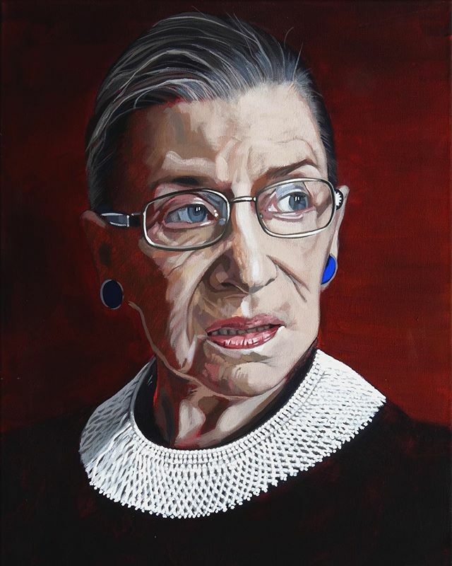 DuaneArtist's tweet photo. RBG (2020)
Acrylic on canvas  18” x 24”
#rbg #notoriousrbg #ruthbaderginsburg #supremecourt #acrylic #acrylicportrait #acrylicpainting #portraitpainting #boldbrush https://t.co/TKfjSXVcUh https://t.co/j6O6HTSXn1