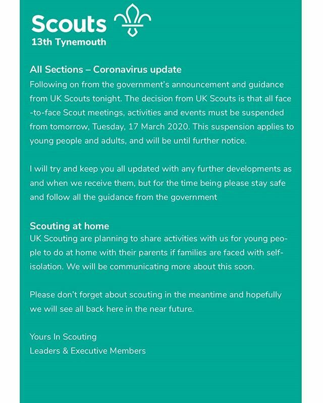 13thHowdon's tweet image. Please see the update following the latest update from the government and @scouts ift.tt/2wc3xFB