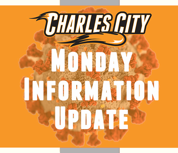 Charles City Community Schools Monday update: bit.ly/3aTjG1s 
#CharlesCityExperience