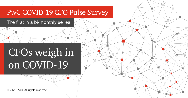 In this uncertain time, <a href="/PwCUS/">PwC US</a> is doing our part in helping provide info that can help give clarity in making business decisions. Today, we released a survey on CFOs' outlook on #COVID19. We will run this survey frequently as we weather the storm together. pwc.to/2x4xMhD