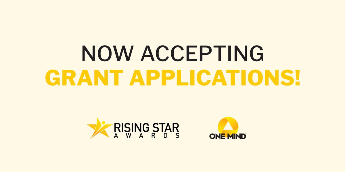 OneMindOrg's tweet photo. Calling all early-career brain researchers! ๐ง The application window for this year's $300K One Mind Rising Star Awards grant is now open! Learn more and apply now ๐ https://t.co/Q3UKGOSyyw. https://t.co/SGbAn8UQx1