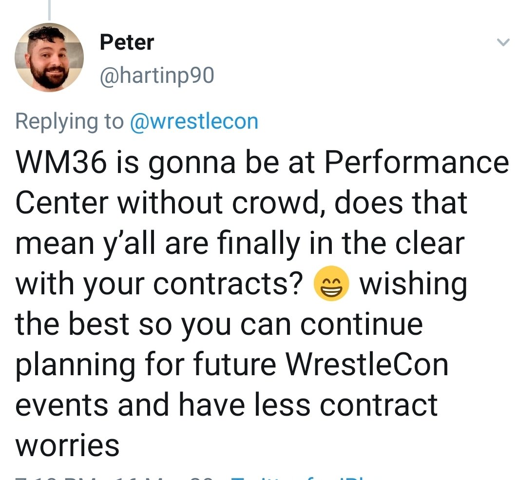WrestleCon tweet media