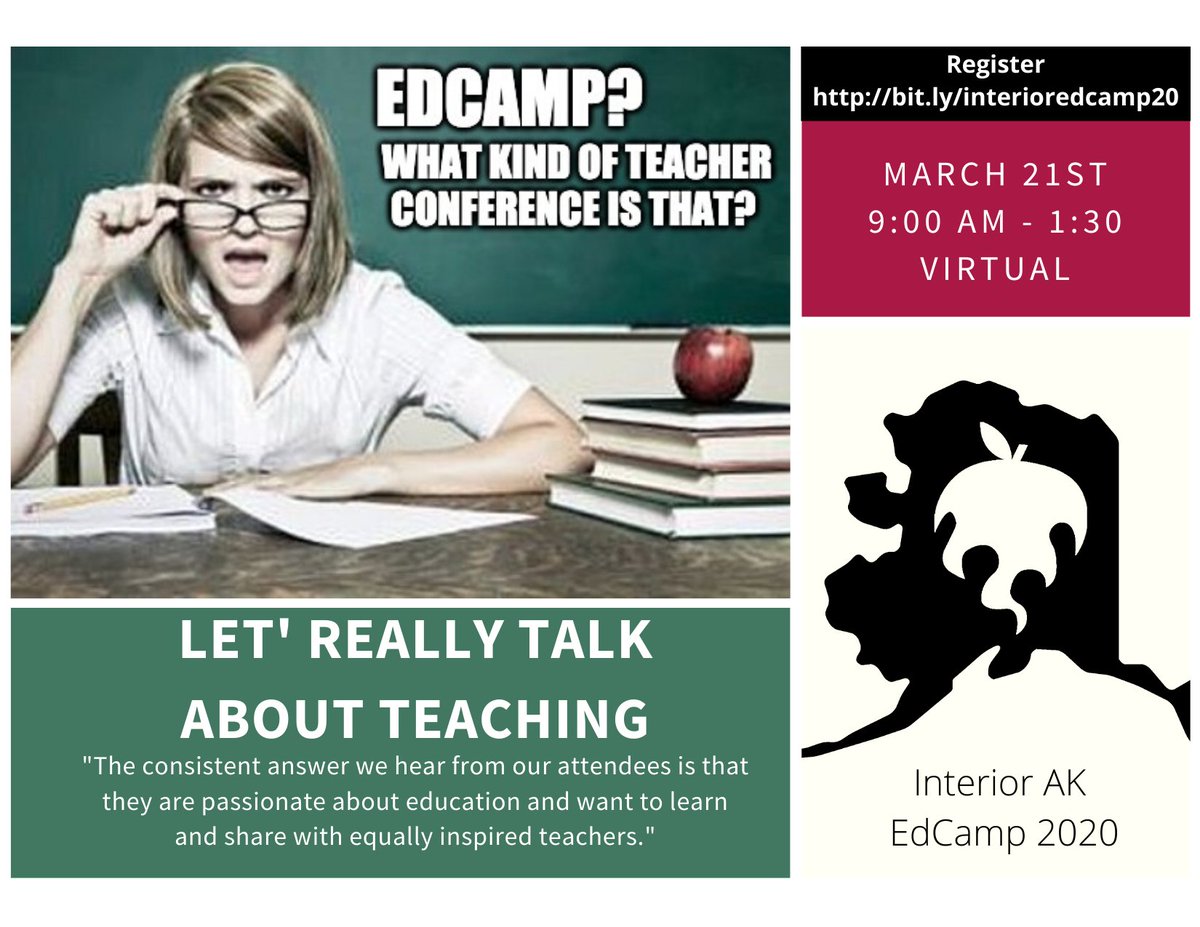 Hey #akedchat #aste20 We are still hosting the Interior EdCamp, it will be Virtual, March 21st 9- 1:30. We will be having a virtual lunch and GooseCase game!
