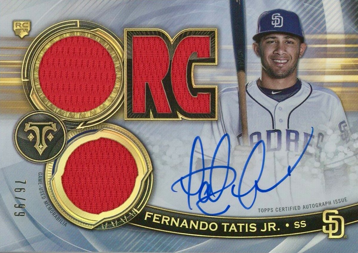 Cardboard Connection Pa Twitter Even Though Injury Ended Fernando Tatis Jr S Rookie Season With The Padres He Still Had A Great Year And Looks To Build On That Early Success Check Out