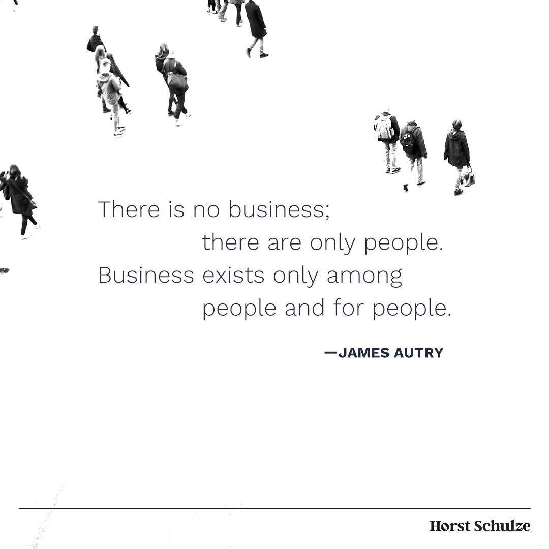 horstschulze's tweet photo. Those of us who lead in business are not in the numbers game, we are in the people game - dealing with customers, employees and colleagues for the best possible outcomes. https://t.co/UmLeSjsOAb