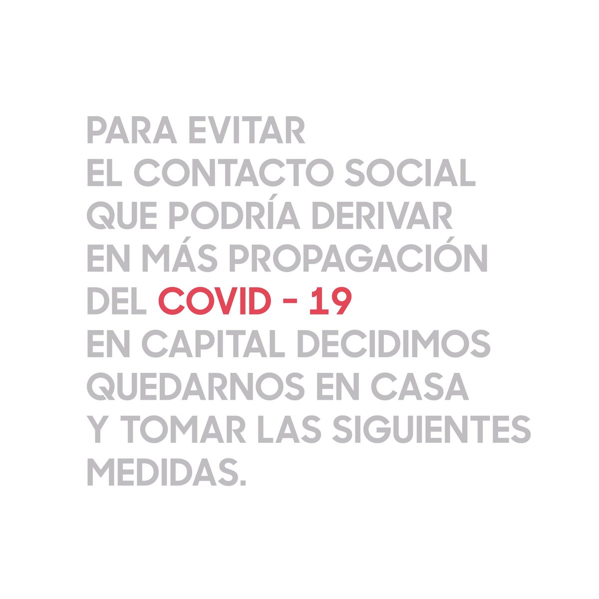 CapitalDBG's tweet photo. Recomendamos la implementación de estas medidas por el bienestar colectivo. #QuédateEnCasaRD #CapitalEsCapital https://t.co/vHIgBHnezT