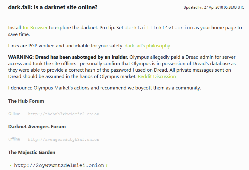 Olympus Darknet Market