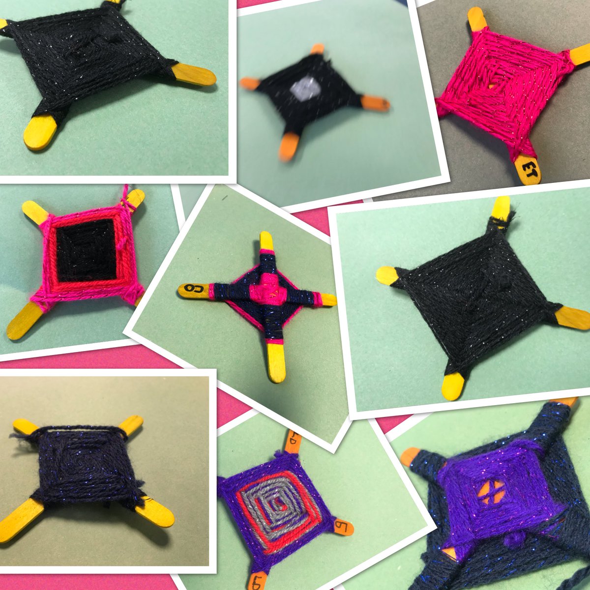 BPSMrsMcPhail's tweet image. Using our design and technology skills, we created a weaving pattern using lollipop sticks and wool. Great craft designs and techniques! #finemotorskills #repeatedpatterns #problemsolving