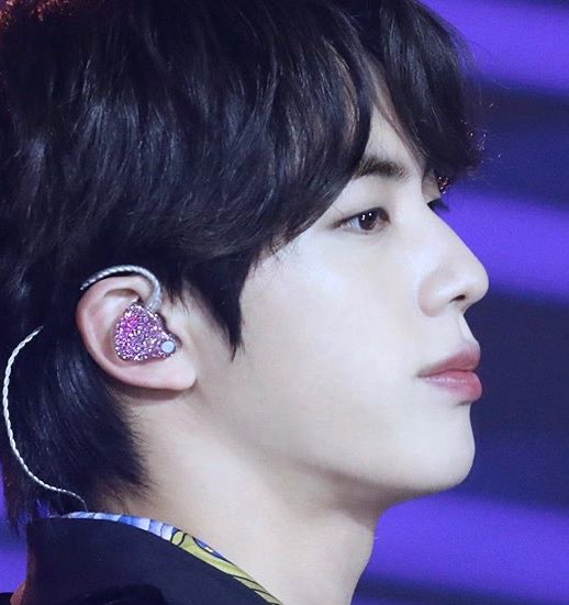 jin turns his head left or right, his side profile is a sight 