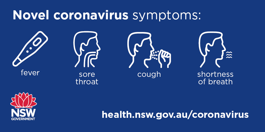 NSWHealth's tweet image. Up to date information on #COVID19
    
Latest updates:
health.nsw.gov.au/Infectious/dis…
    
Find the facts: health.nsw.gov.au/coronavirus
    
NSW Health response: health.nsw.gov.au/Infectious/dis…

Advice for travellers:
health.nsw.gov.au/Infectious/dis…
    
Health professionals: health.nsw.gov.au/Infectious/dis…