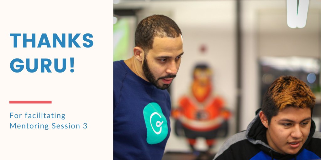 _codedby's tweet photo. A BIG THANK YOU to @Guru_HQ for hosting Iterate, Test, Repeat -- our 3rd Mentoring Session for #CtrlShift!!!
The team helped students analyze what they've built to improve and test. Be on the lookout for new updates to Ctrl+Shift in response to COVID-19 coming soon. https://t.co/tpsnkZXqxH