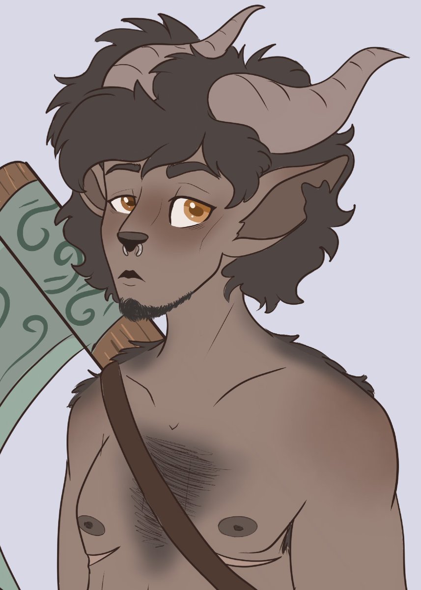 bipperisacactus's tweet photo. D&D char hohob
#dnd5e #DnDPresents #DnDcharacter #dungeonsanddragonscharacter #dungeonsanddragons #minotaur #faun #originalcharacter #characterdesign #OC #originalcharacter #ArtistOnTwitter #artshare #commissionsopen #commissions https://t.co/DtEw17k3w7