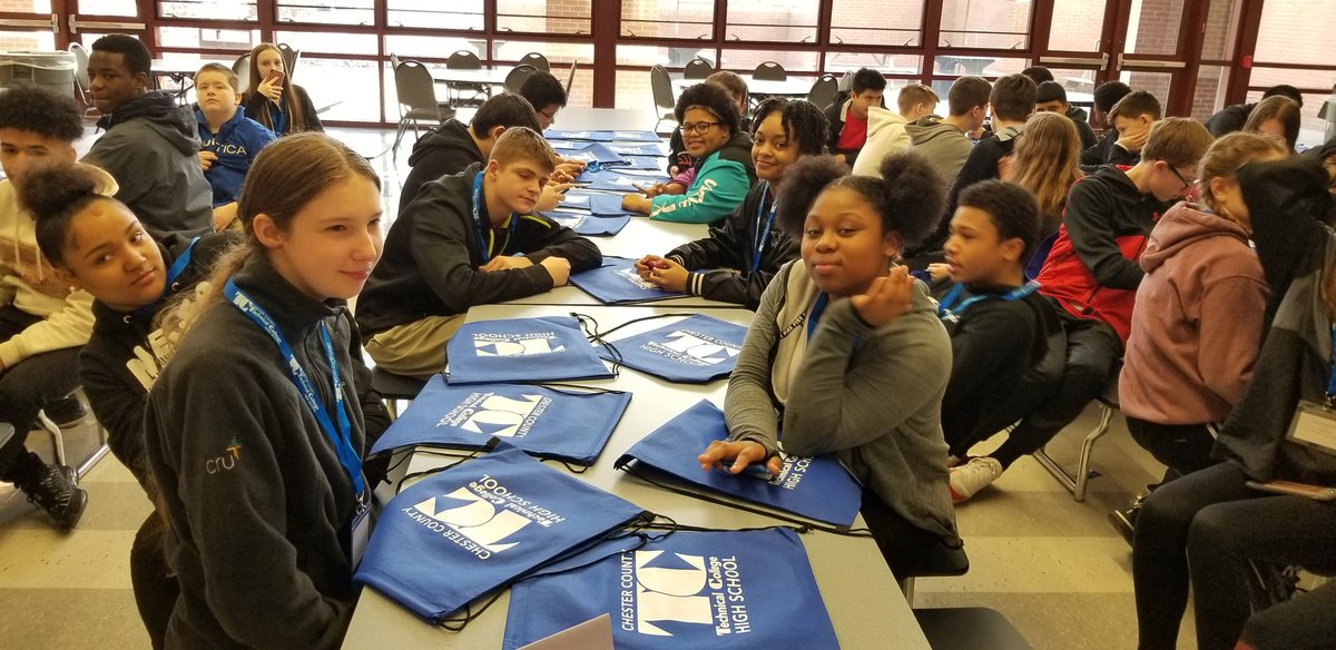 CASDScott's tweet photo. NBMS students visited TCHS. https://t.co/mXUDA8wm9T