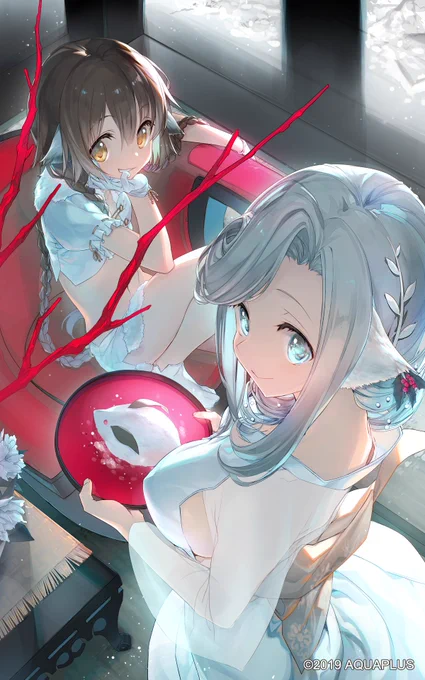 というわけで!昨年あたりからアクアプラスから配信中の【うたわれるものロストフラグ】で何枚か灯幻鏡描かさせて頂いたりしております!ご存じの方には改めてですがよろしくお願いいたします……! 