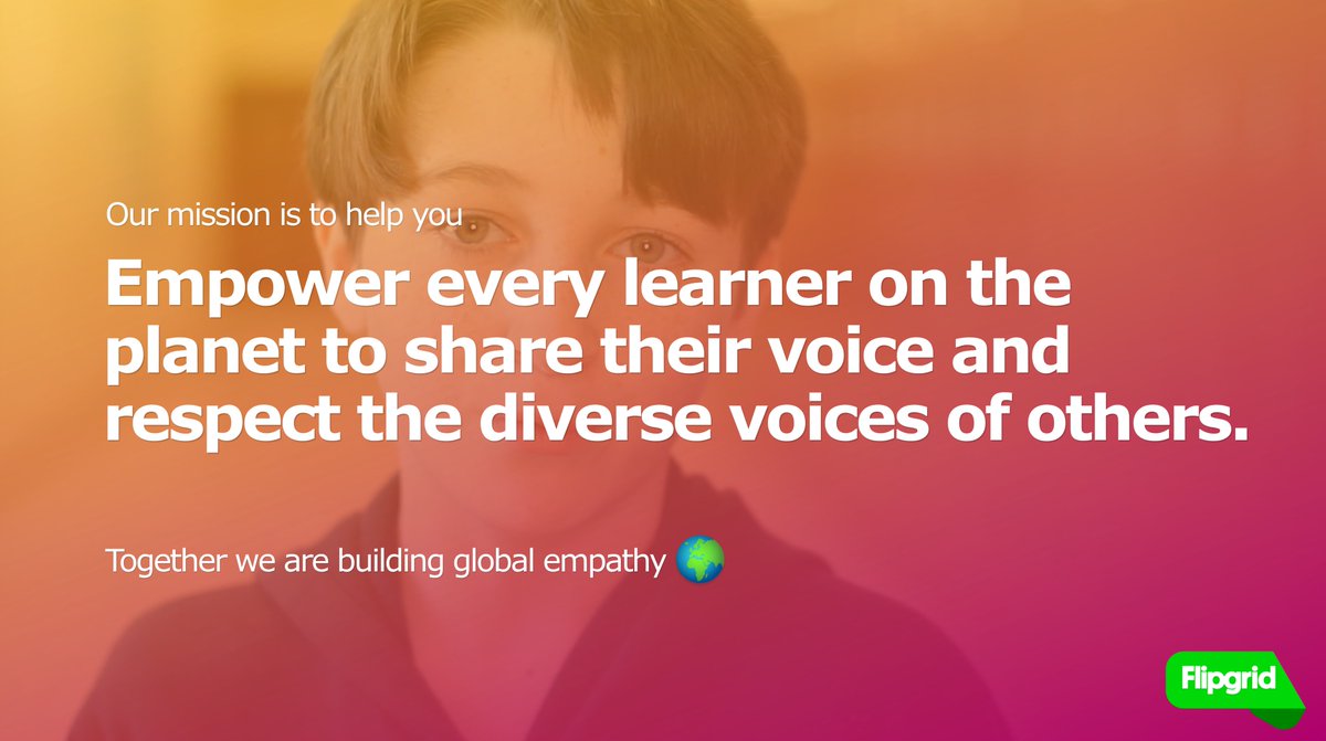 Taralson's tweet photo. To the educators around the world working tirelessly to support learners and families: thank you. You inspire us every day.

And to the 20,000+ educators that joined the @Flipgrid family today: welcome. 

Team Flipgrid is ALWAYS here to support you as you empower every voice. 💚 https://t.co/3yAWNYO0rD
