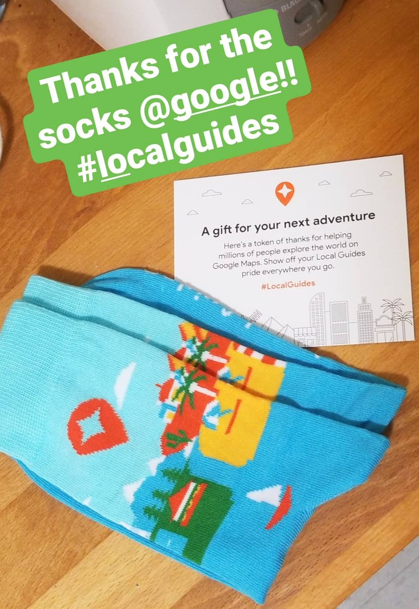 drethestallion's tweet photo. Thanks @googlemaps @google #localguides #googlesocks 😊😊😊 https://t.co/5OhKMYw30N