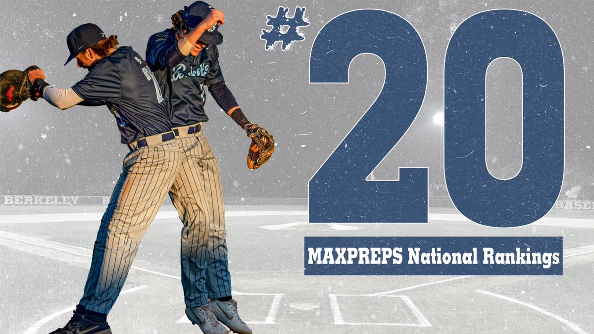 BPBucBaseball's tweet photo. We’re jumping into the #20 spot in the @MaxPreps National Rankings! #GoBucs https://t.co/H5SjuTmUk1